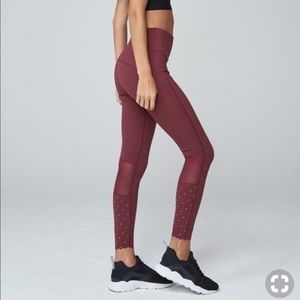 Varley Burgundy Emory Tight Size Small!